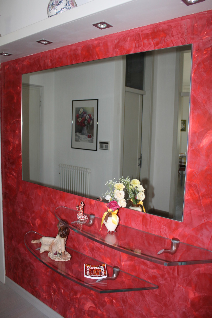 vetreria gottardi, specchio, illuminazione, specchio illuminato, specchio sabbiato, sabbiatura, vetro