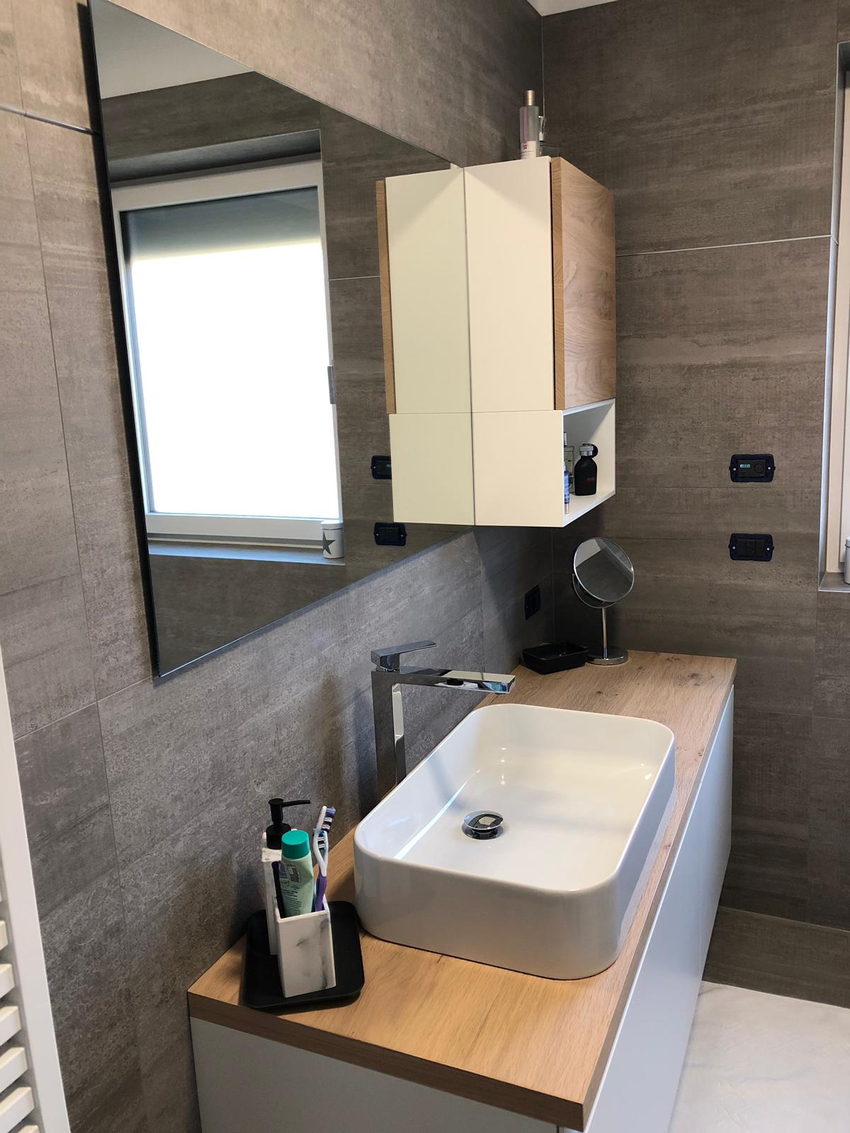 vetreria gottardi, specchio, led, sabbiatura, specchio con led, bagno, design, top bagno, vetro